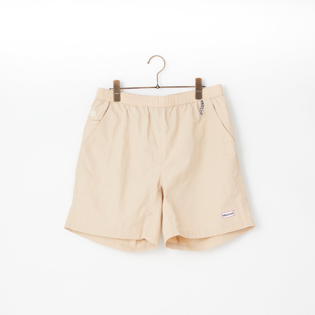Marmot [マーモット] 別注 ワンポイントワッペンロゴ ユーティリティー ショートパンツ [MTSS26MHP341IN-JF] L.BEIGE