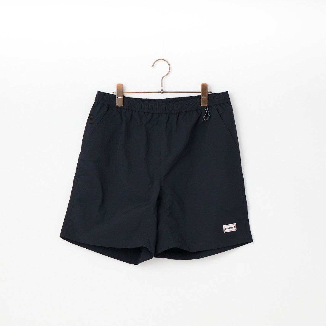 Marmot [マーモット] 別注 ワンポイントワッペンロゴ ユーティリティー ショートパンツ [MTSS26MHP341IN-JF] BLACK