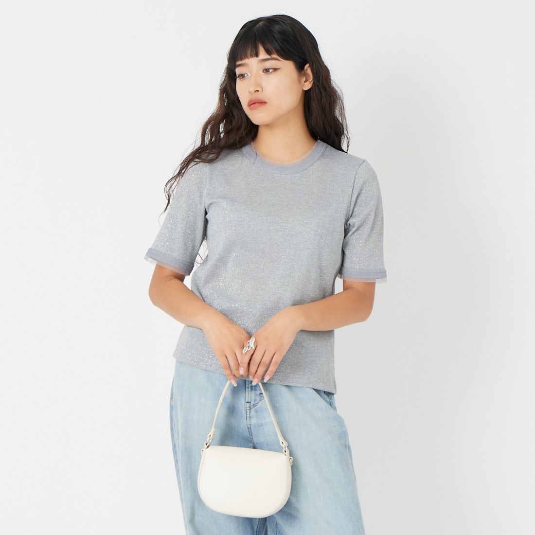 12 ｸﾞﾚｰ&&モデル身長：162cm 着用サイズ：F&&