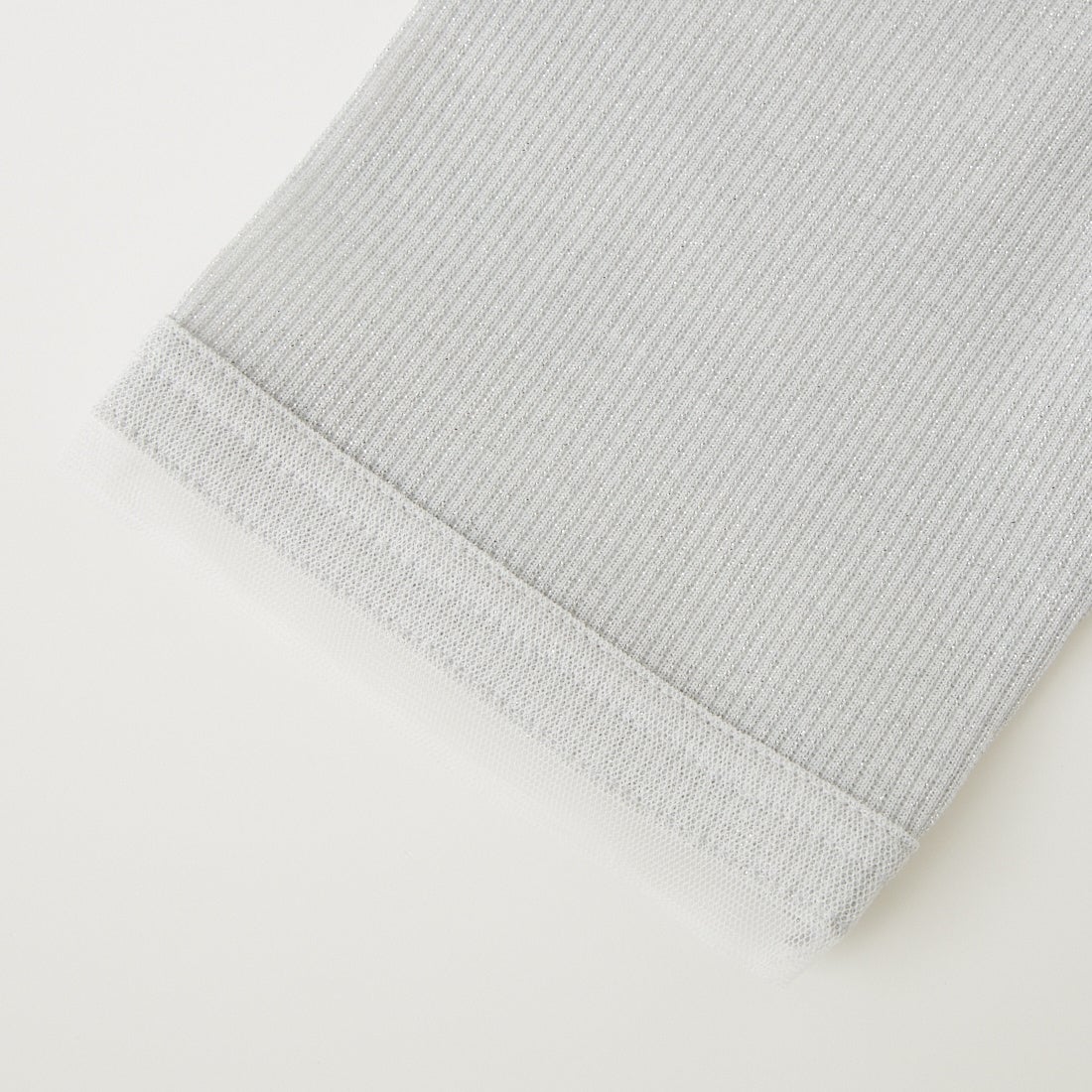 Jf Ready Made [ジェイエフレディメイド] ラメリブクルーネックTシャツ [8921130-01] 02 ｵﾌ