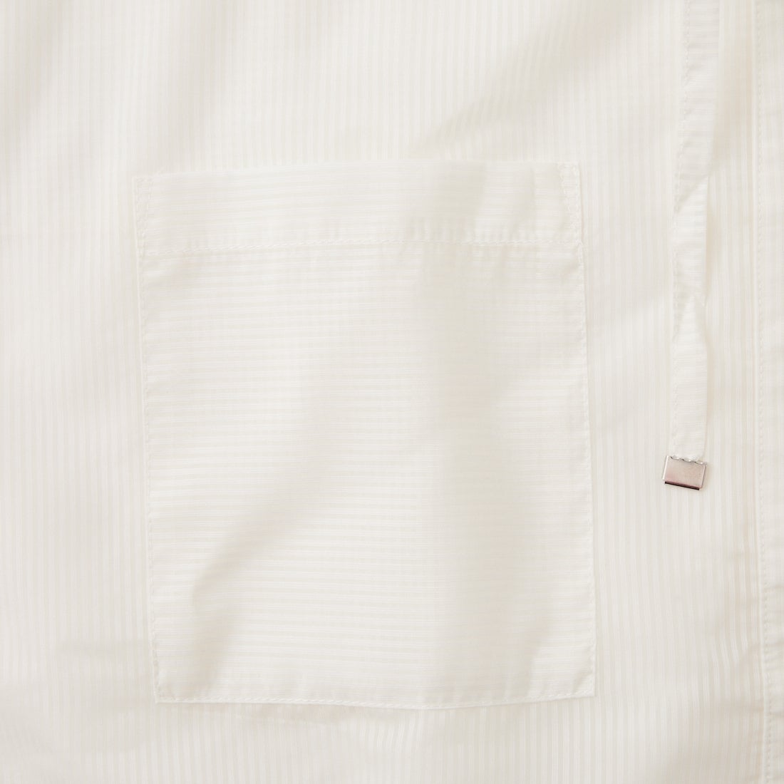 Maison de L'allure [メゾン ドゥ ラリュール] シアーストライプ フード付きシャツアウター [M25112008] 02 OFF