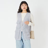 05 L.GRAY&&モデル身長：162cm 着用サイズ：F&&