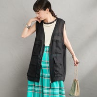 09 BLACK&&モデル身長：150cm 着用サイズ：F&&
