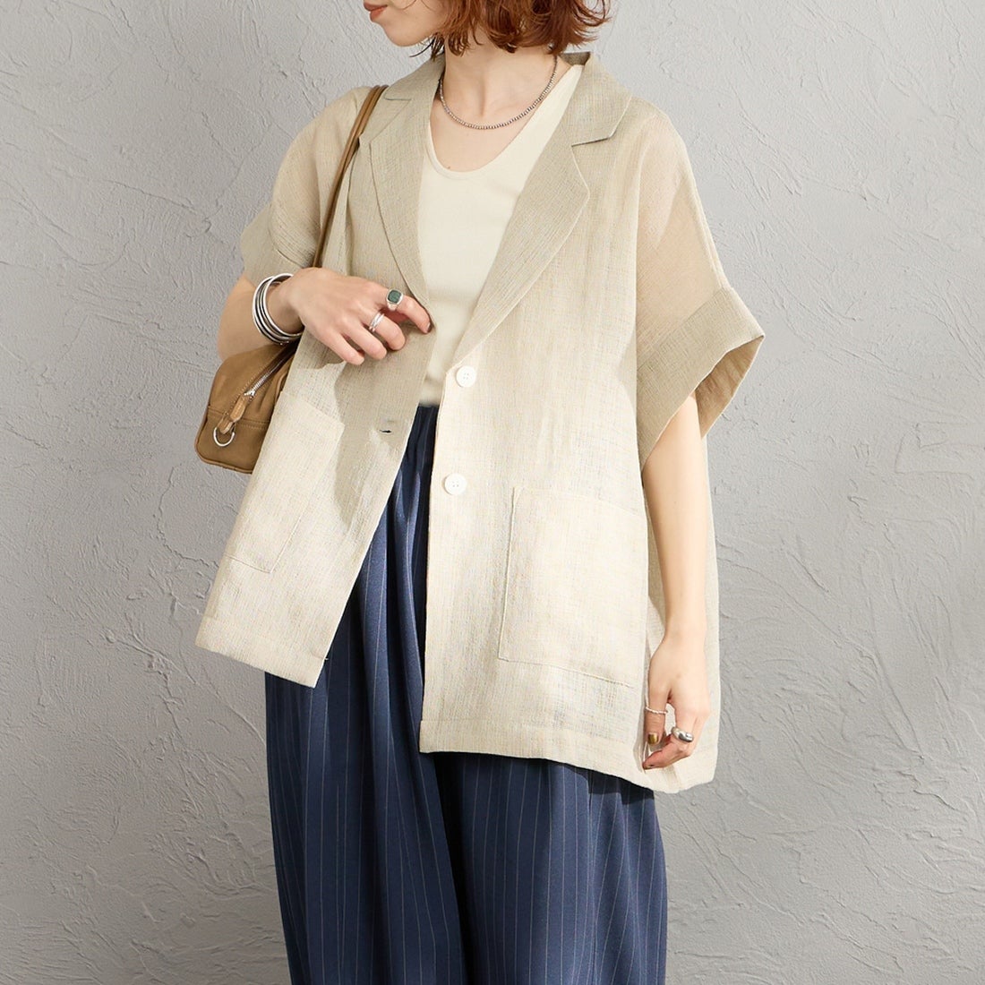 37 MINT GR&&モデル身長：158cm 着用サイズ：F&&