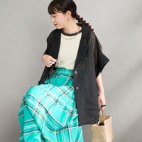 09 BLACK&&モデル身長：150cm 着用サイズ：F&&
