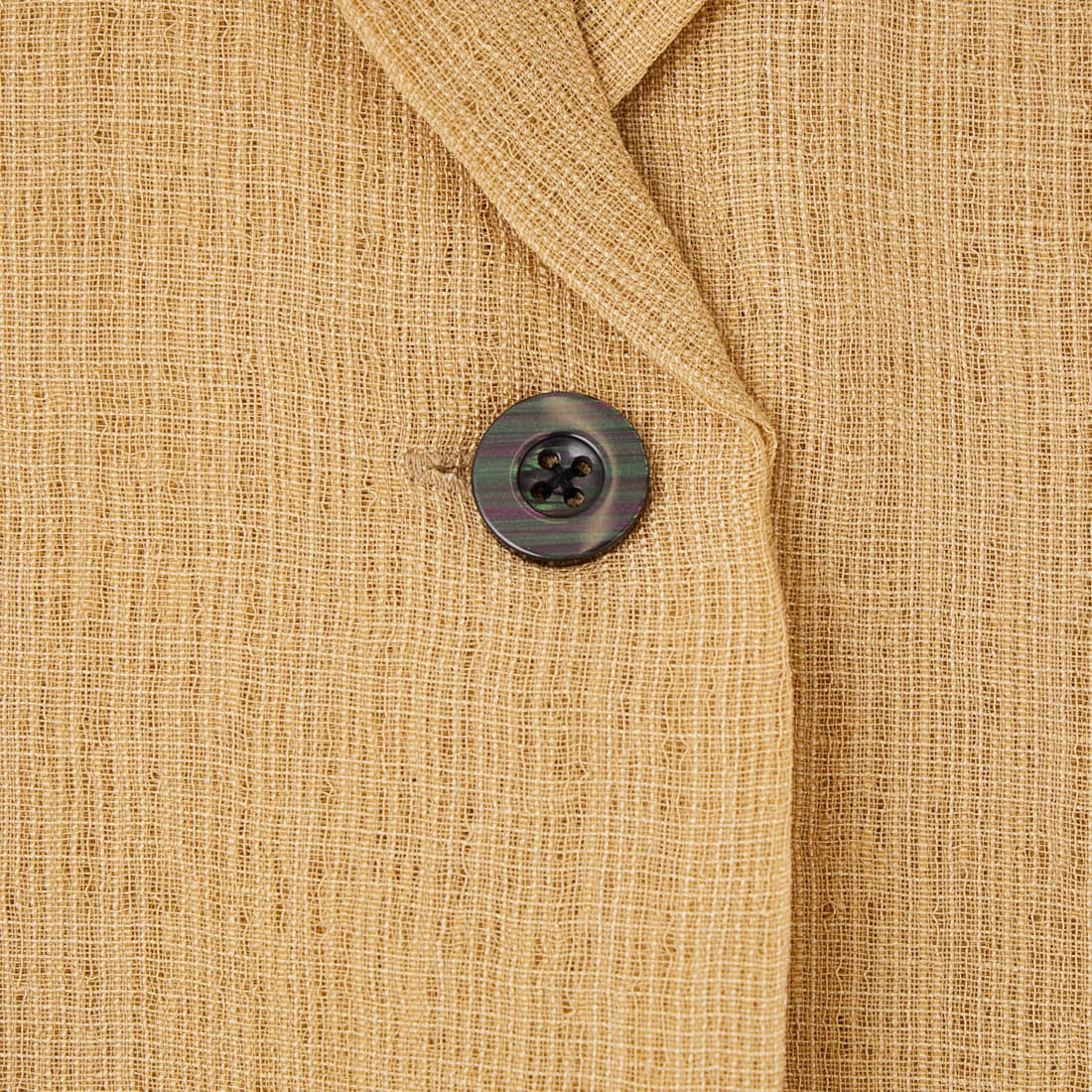 Maison de L'allure [メゾン ドゥ ラリュール] リネンライク ハーフスリーブシアージャケット [M26312017] 22 BEIGE