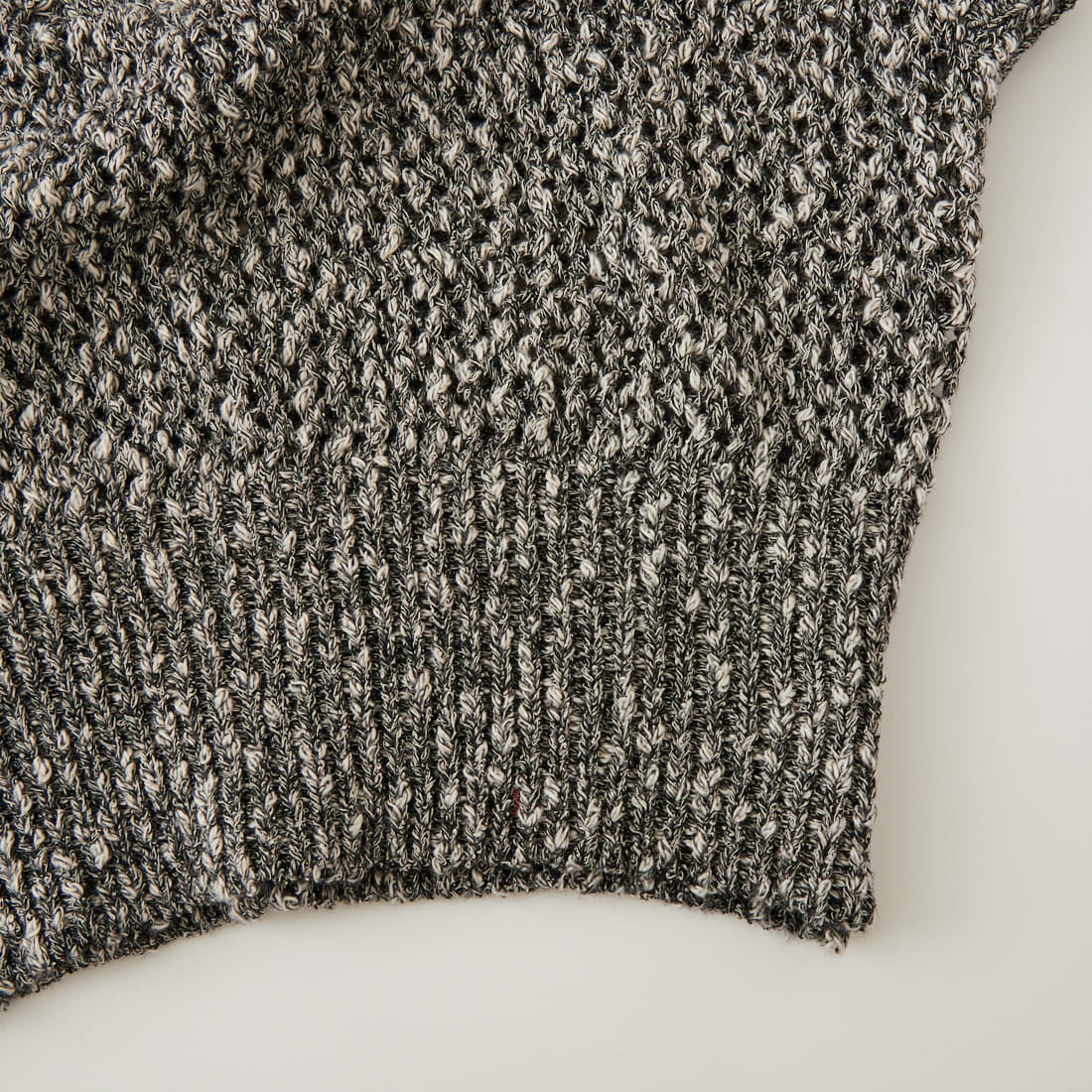 Maison de L'allure [メゾン ドゥ ラリュール] メッシュポロニット [M26311001] 09 BLACK