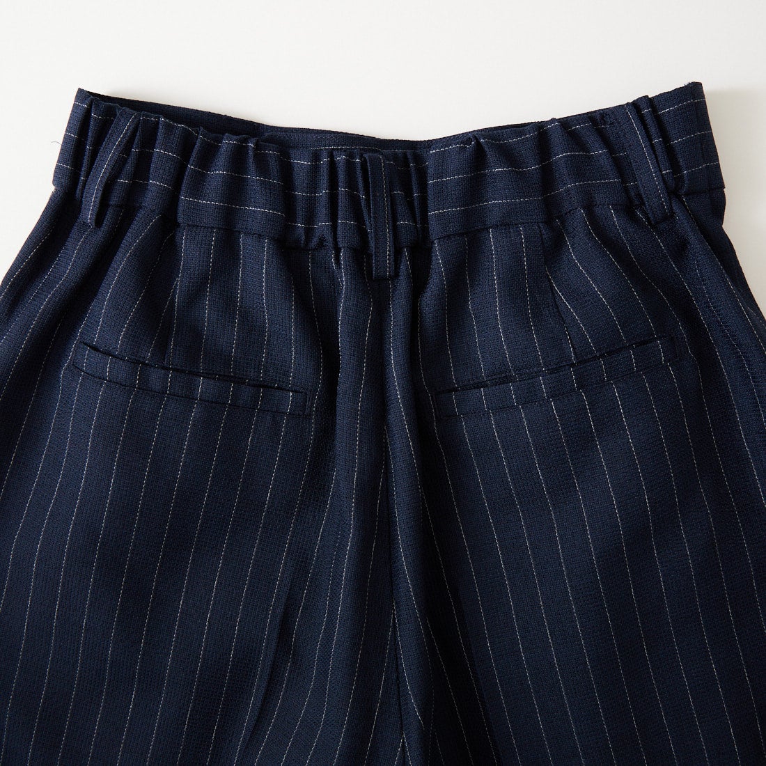 USINE [ユジーヌ] リネンライク2タックワイドパンツ [21267059] 076 ﾈｲﾋﾞｰS