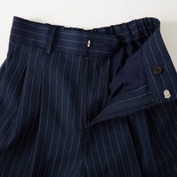USINE [ユジーヌ] リネンライク2タックワイドパンツ [21267059] 076 ﾈｲﾋﾞｰS