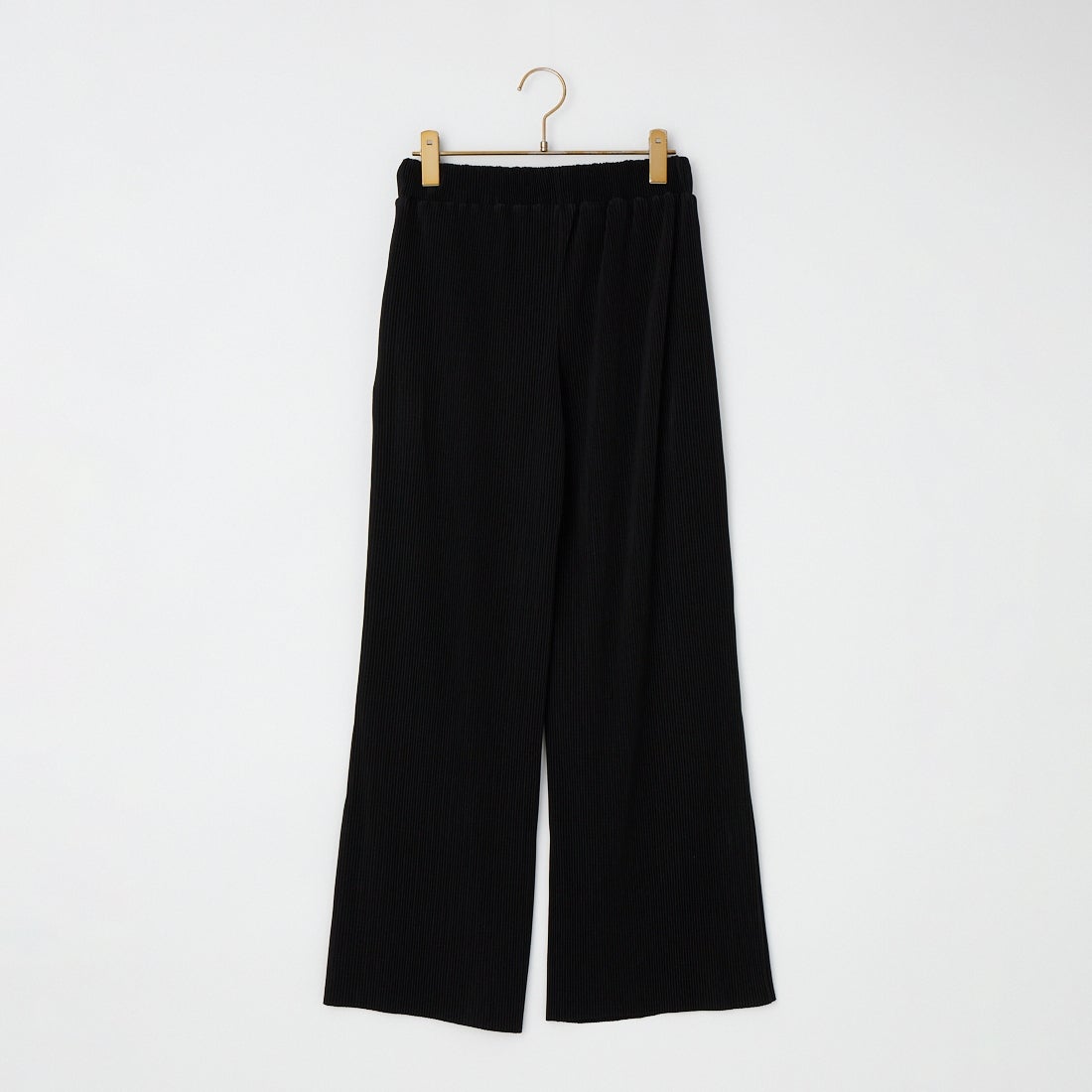 USINE [ユジーヌ] プリーツフレアパンツ [IN27-PT-6] BLACK
