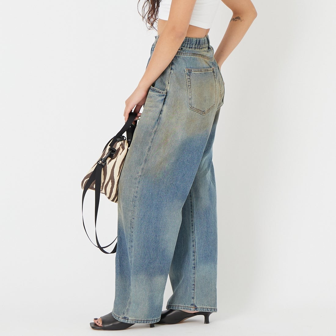 Noir Fabrik [ヌワールファブリック] ビッグポケットバギーパンツ [NF-262-029] USED