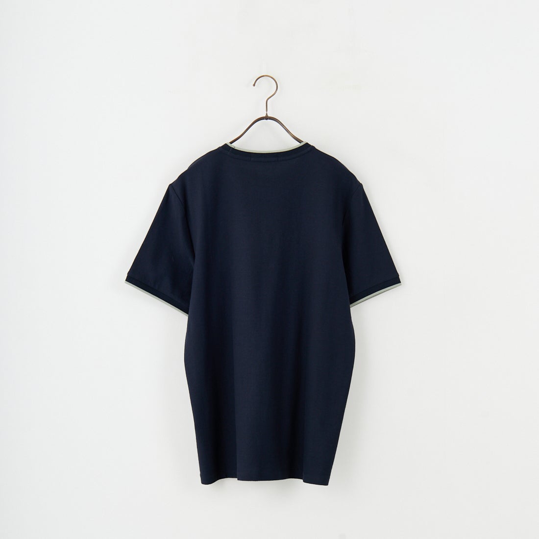 FRED PERRY [フレッドペリー] ワンポイントロゴ刺繍 ティップラインTシャツ [M2397] 608 NAVY