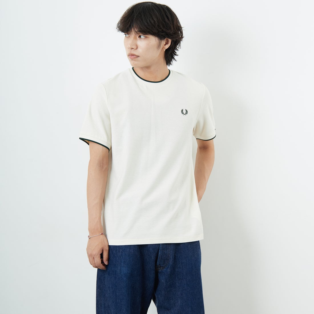 ⭐️ノンゴリFRED PERRY フレッドペリー 刺繍ロゴ FRED PERRY [フレッドペリー] 別注 ORIGINAL SPORTSWEAR バック刺繍