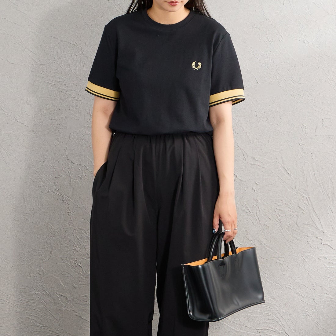 90A BLACK&&モデル身長：156cm 着用サイズ：S&&