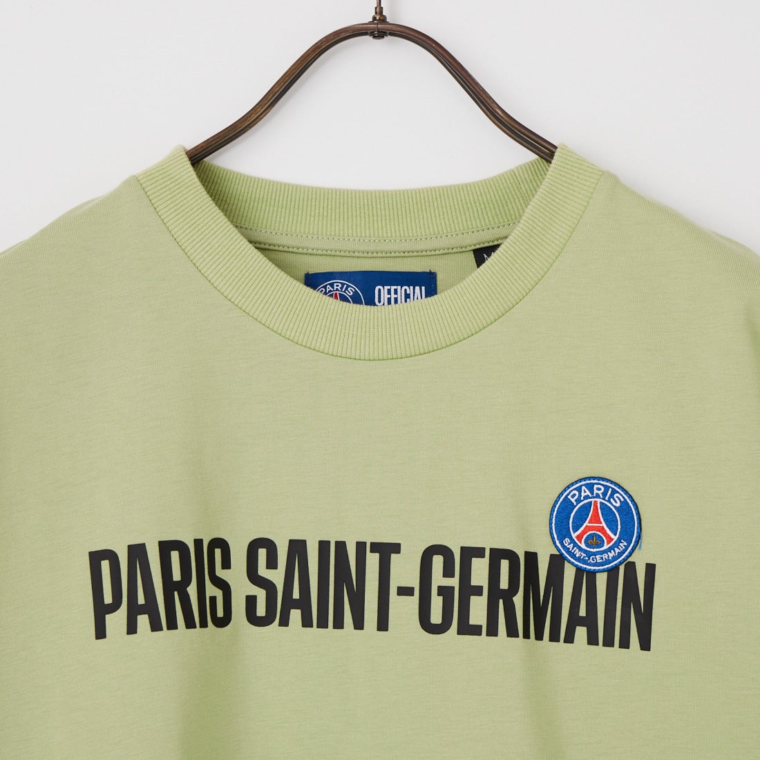 PARIS SAINT-GERMAN [パリ・サンジェルマン] PSGロゴプリント ショートスリーブTシャツ [PS0126SS0003] LT.KHAKI