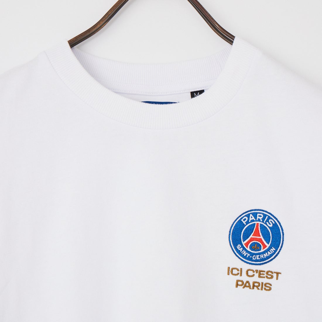 PARIS SAINT-GERMAN [パリ・サンジェルマン] バーティカルロゴ バックプリント ショートスリーブTシャツ [PS0126SS0004] WHITE