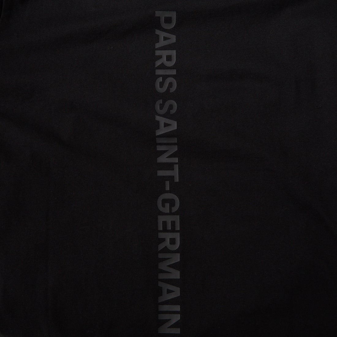 PARIS SAINT-GERMAN [パリ・サンジェルマン] バーティカルロゴ バックプリント ショートスリーブTシャツ [PS0126SS0004] BLACK