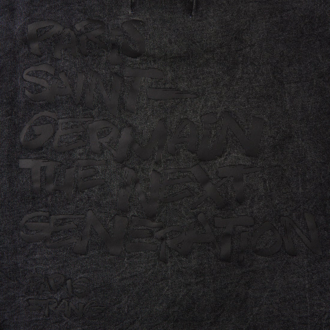 PARIS SAINT-GERMAN [パリ・サンジェルマン] バックプリント ショートスリーブTシャツ [PS0126SS0008] BLACK