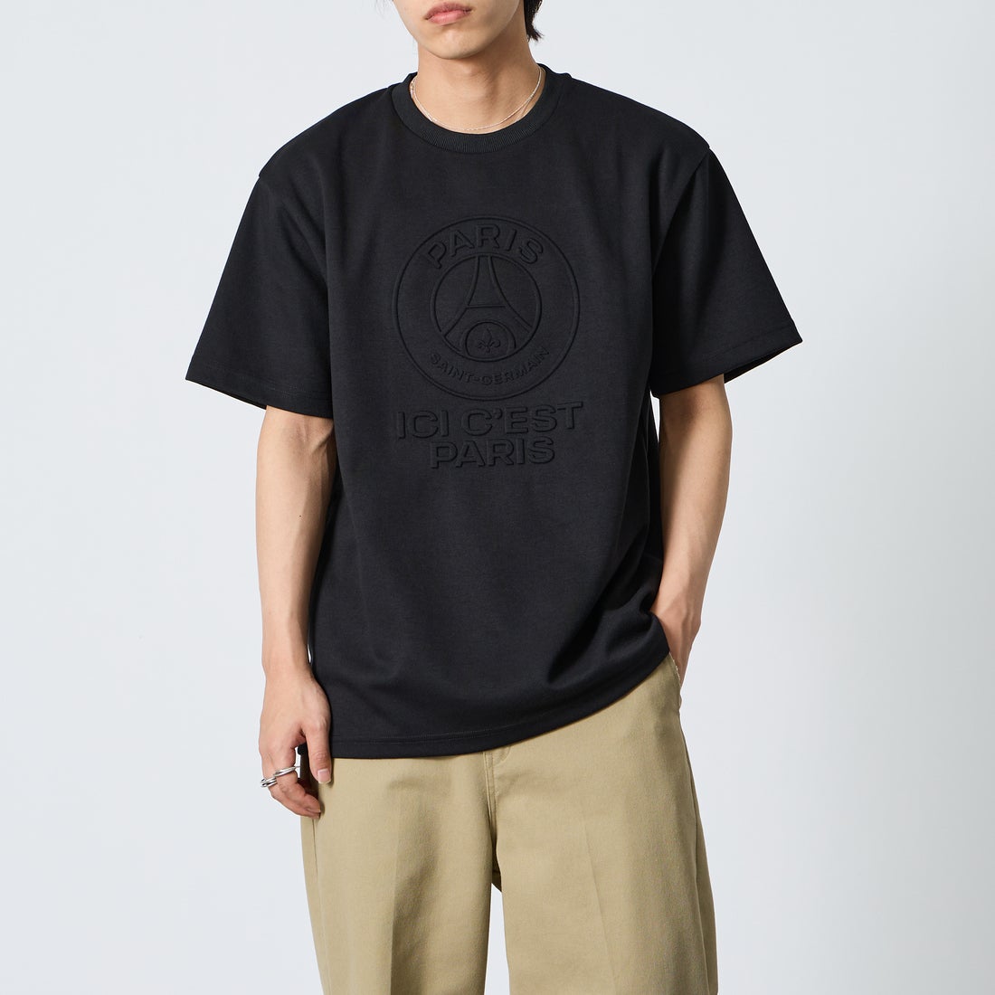 BLACK&&モデル身長：179cm 着用サイズ：XL&&