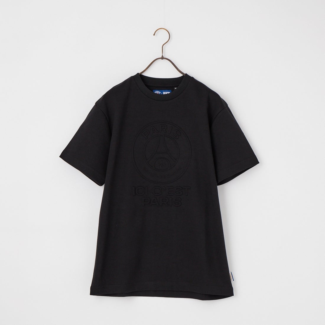 PARIS SAINT-GERMAN [パリ・サンジェルマン] PSGエンボスロゴ ショートスリーブTシャツ [PS0526SS0001] BLACK