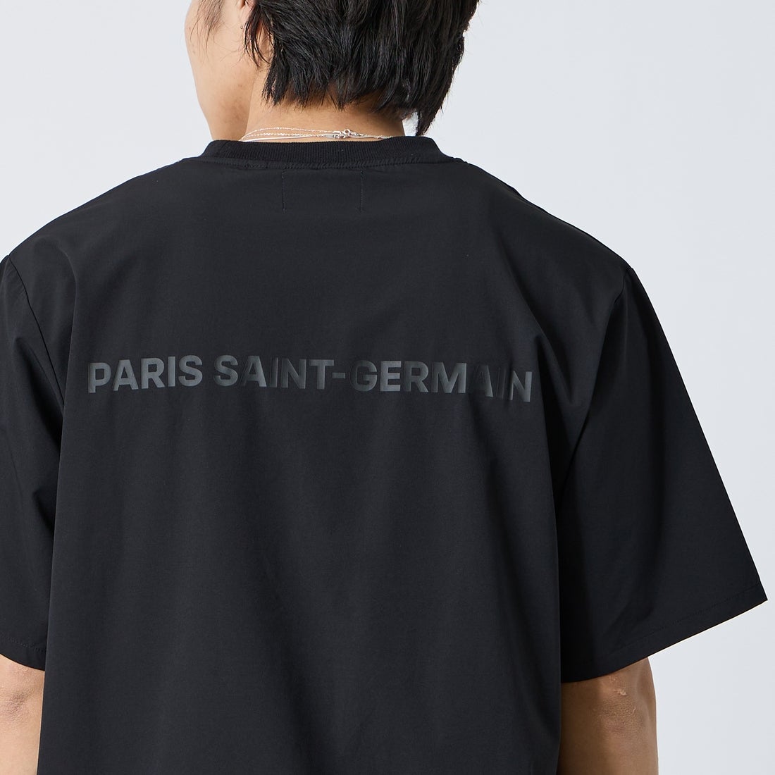 PARIS SAINT-GERMAN [パリ・サンジェルマン] ワッペン刺繍ロゴ バックプリント ショートスリーブTシャツ [PS2126SS0001] LT.GRAY