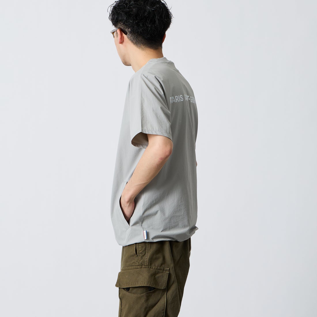 PARIS SAINT-GERMAN [パリ・サンジェルマン] ワッペン刺繍ロゴ バックプリント ショートスリーブTシャツ [PS2126SS0001] BLACK