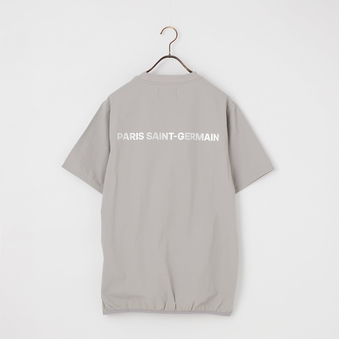 PARIS SAINT-GERMAN [パリ・サンジェルマン] ワッペン刺繍ロゴ バックプリント ショートスリーブTシャツ [PS2126SS0001] LT.GRAY