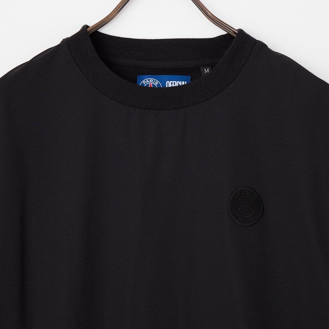 PARIS SAINT-GERMAN [パリ・サンジェルマン] ワッペン刺繍ロゴ バックプリント ショートスリーブTシャツ [PS2126SS0001] BLACK