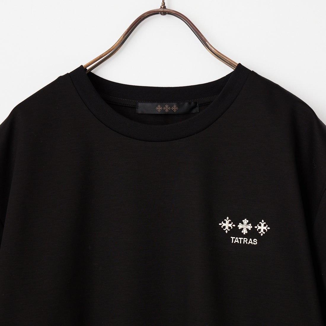 TATRAS [タトラス] GISELLA/ジゼラ ショートスリーブTシャツ [LCKZ0750083588] BLACK