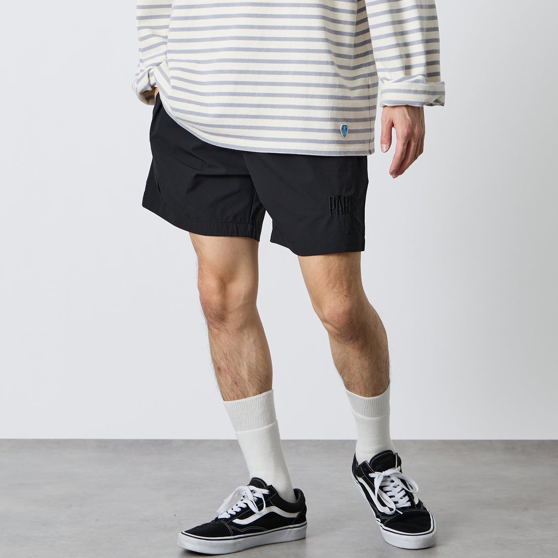 PARIS SAINT-GERMAN [パリ・サンジェルマン] ワッペン刺繍ロゴ ショートパンツ [PS1226SS0002]