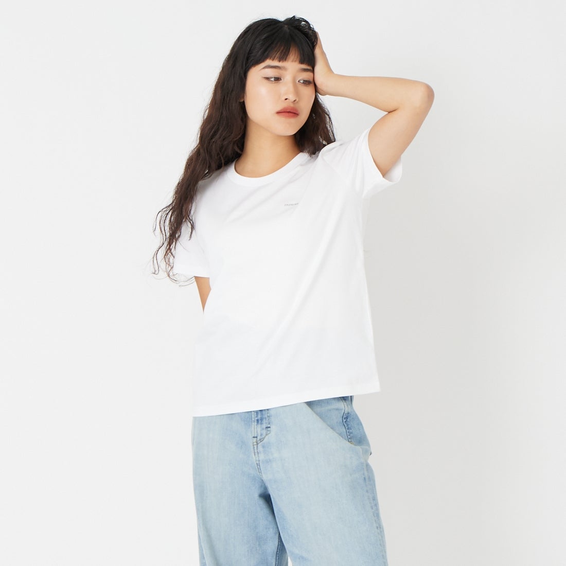 【新品】TATRAS タトラス Tシャツ レディース　白 01 TATRAS（タトラス） tシャツ OSMO クルーネック ロングスリーブTシャツ
