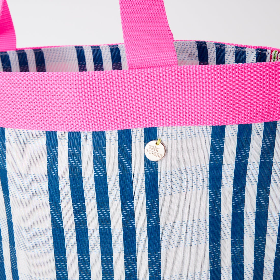 ne Quittez pas [ヌキテパ] マルチストライプ メッシュスモールバッグ [882061PB2] 75 BLUE