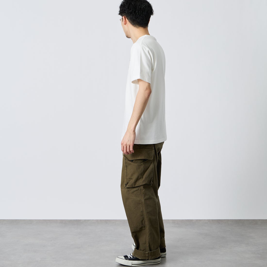 TATRAS [タトラス] CEFEO/セフィア ショートスリーブTシャツ [MCKZ0373083588] IVORY &&モデル身長：168cm 着用サイズ：1&&