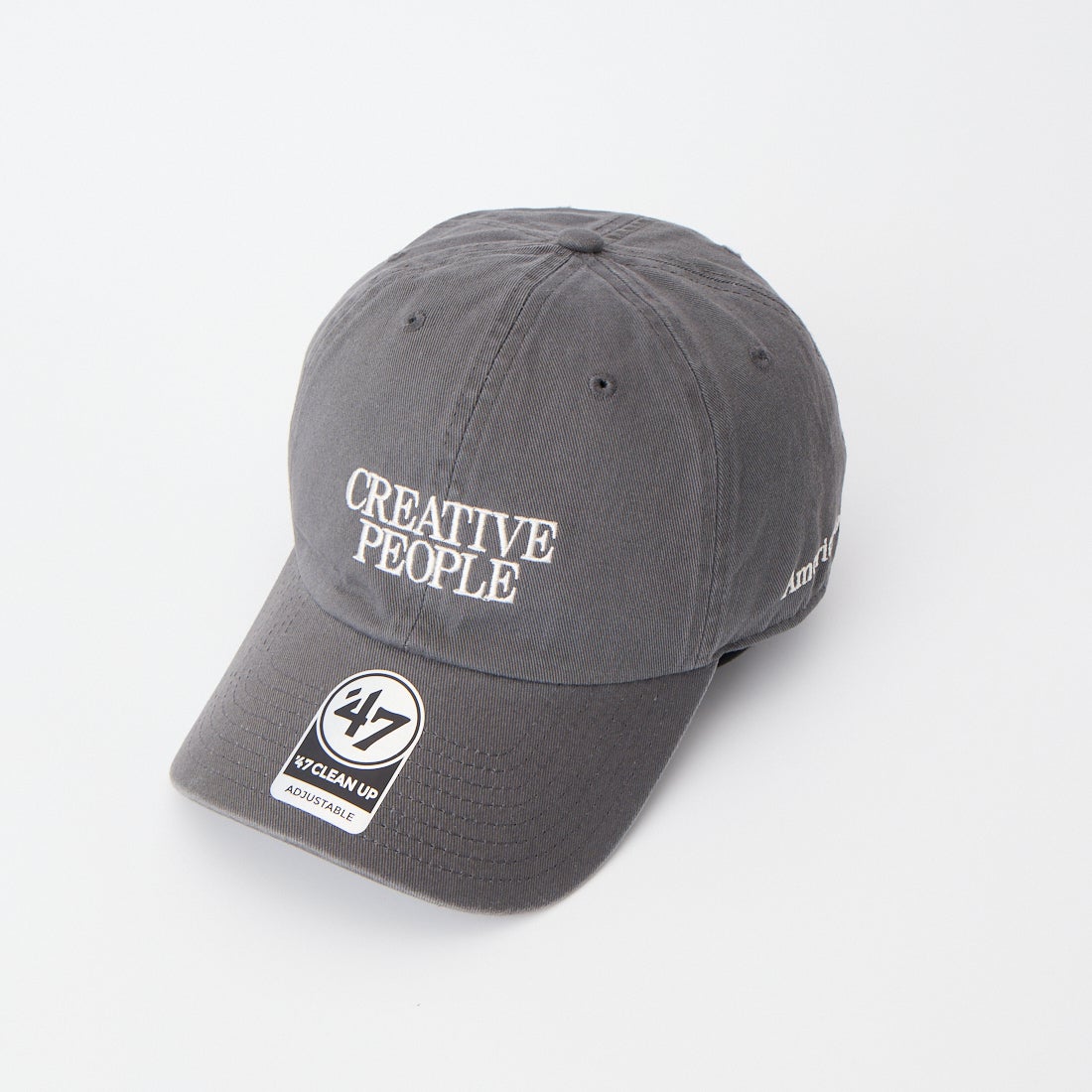 Americana [アメリカーナ] AMERCN 47クリーンナップ ロゴ刺繍キャップ [FC-025] ﾁｬｺｰﾙ