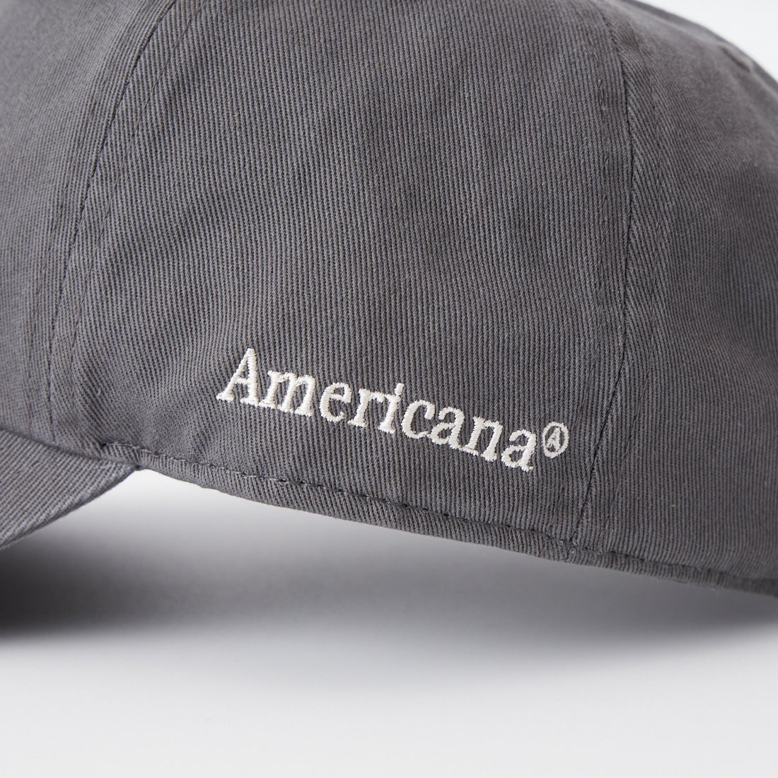Americana [アメリカーナ] AMERCN 47クリーンナップ ロゴ刺繍キャップ [FC-025] ﾁｬｺｰﾙ