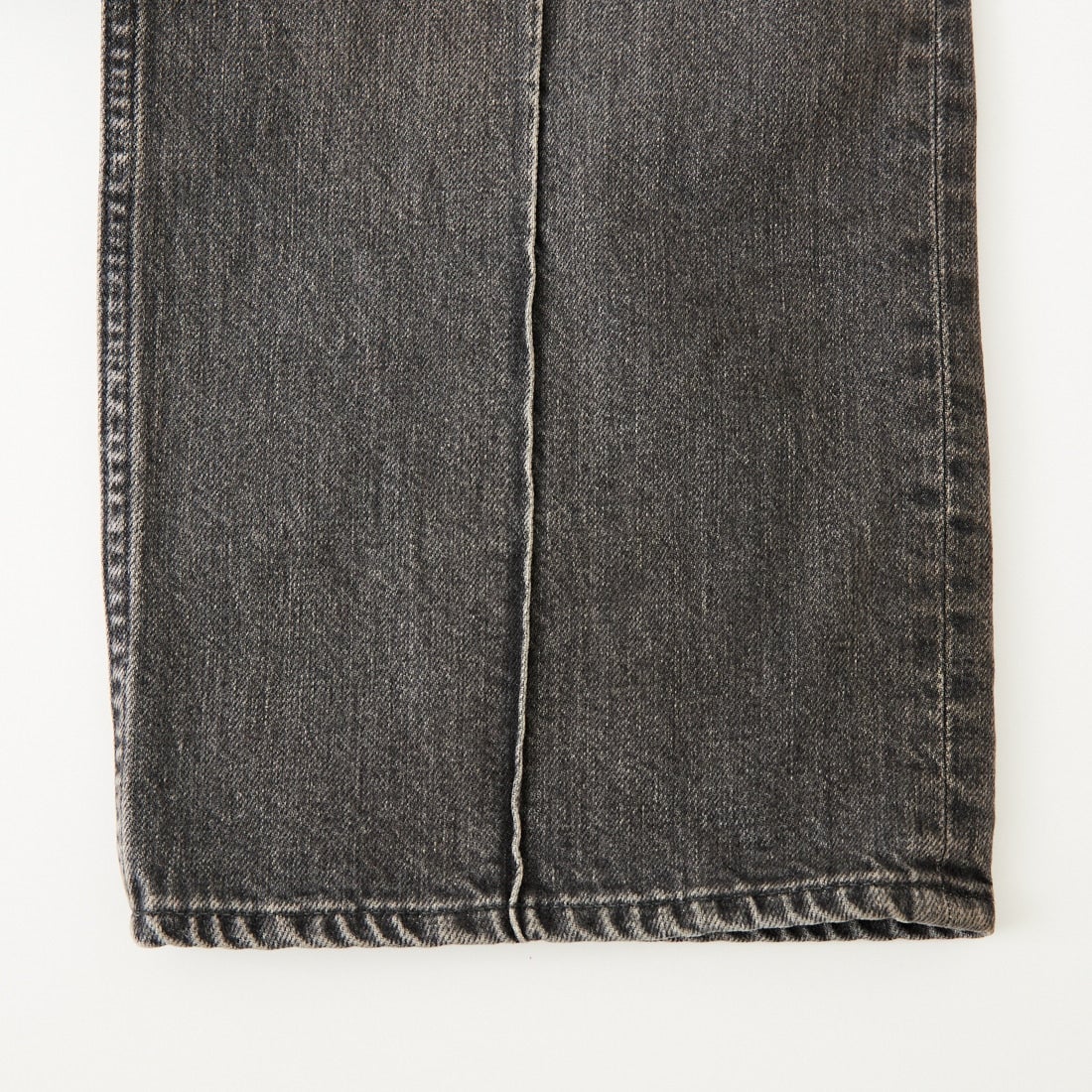 Name. [ネーム] 12オンスデニム ストレートピンタックパンツ [NMPT-043] BLACK