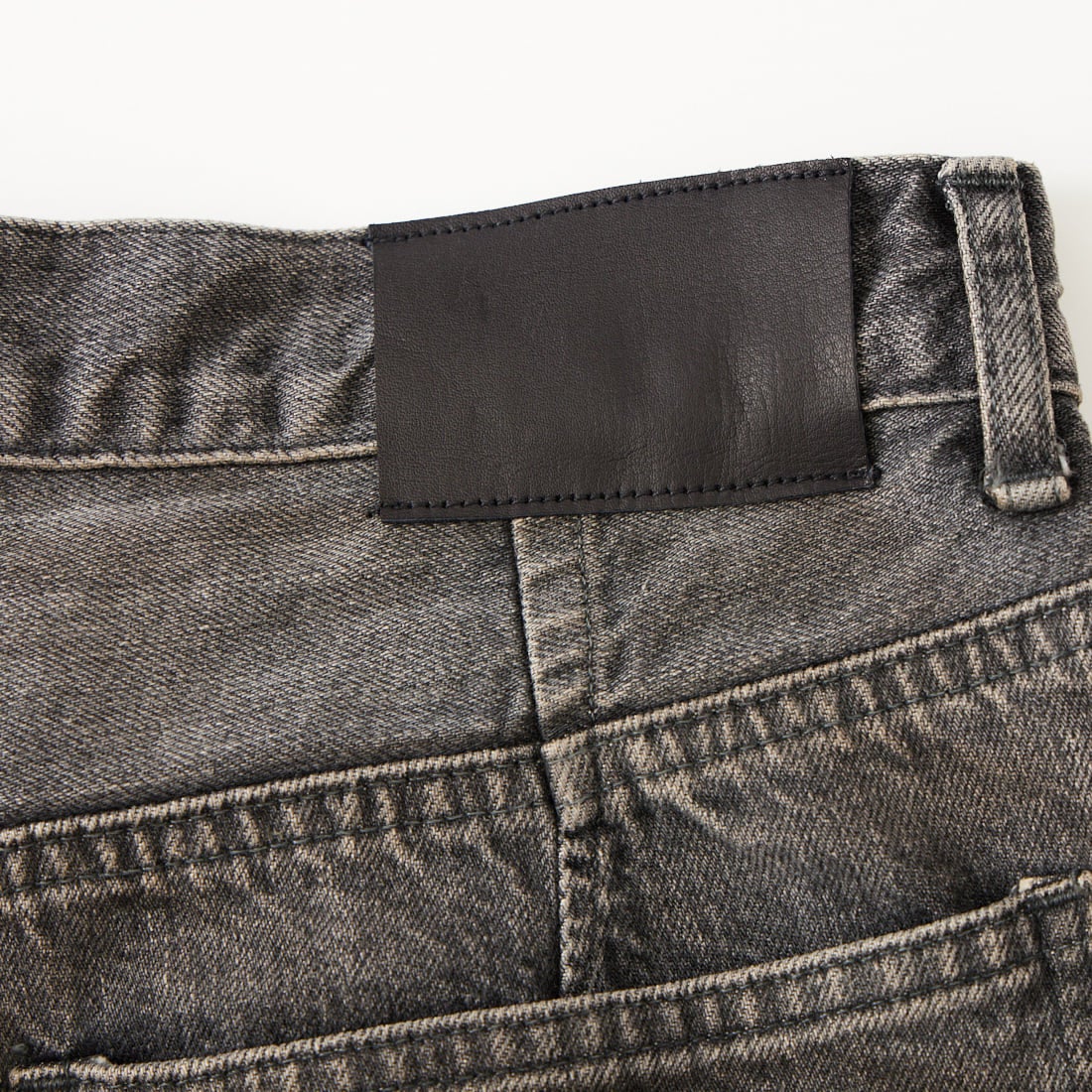 Name. [ネーム] 12オンスデニム ストレートピンタックパンツ [NMPT-043] BLACK