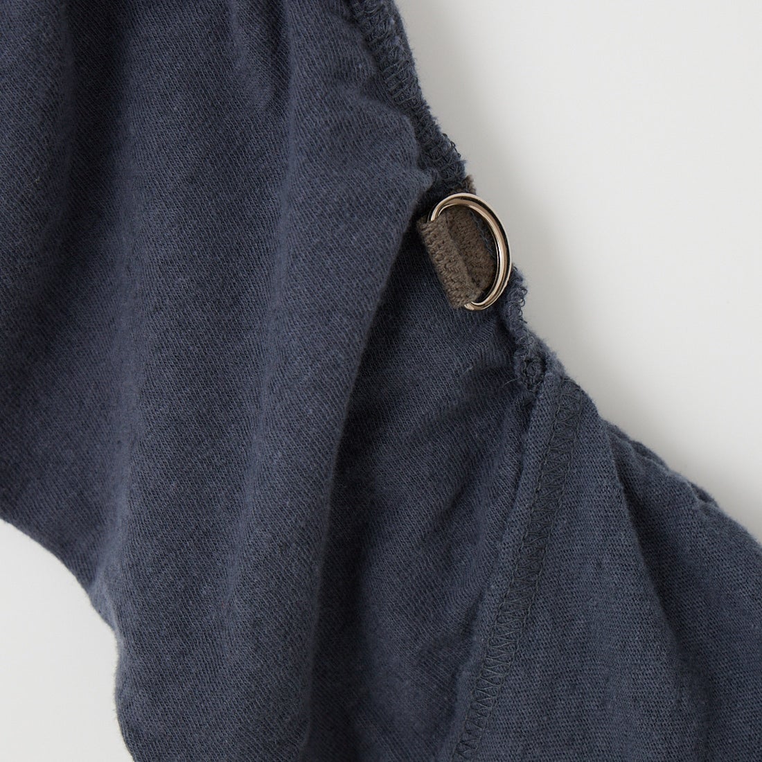 Name. [ネーム] ギャザー ロングスリーブTシャツ [NMCU-060] BLUE