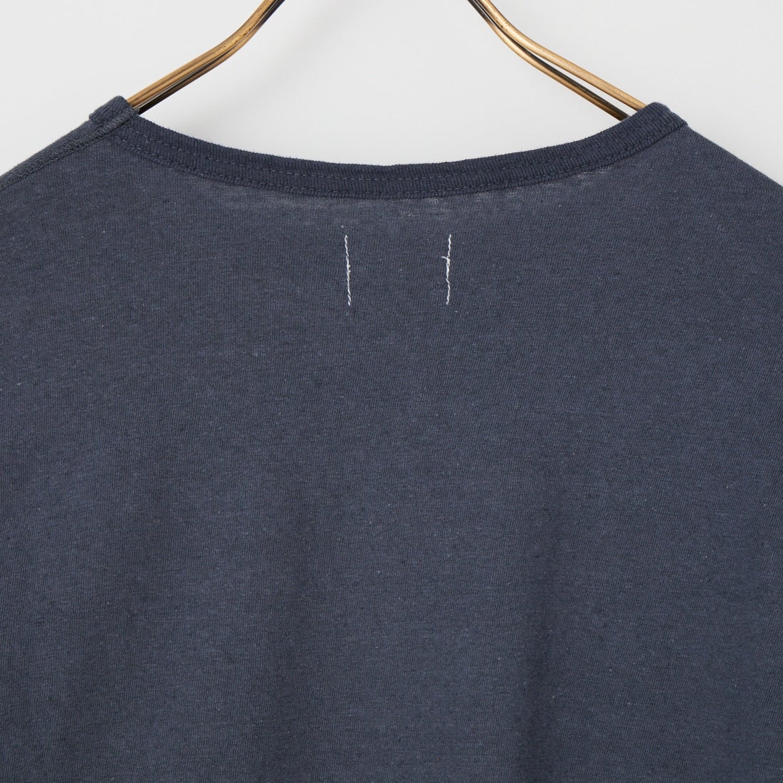 Name. [ネーム] ギャザー ロングスリーブTシャツ [NMCU-060] BLUE