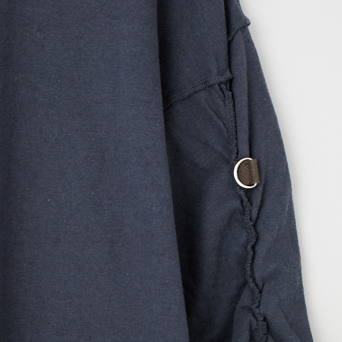 Name. [ネーム] ギャザー ロングスリーブTシャツ [NMCU-060] BLUE