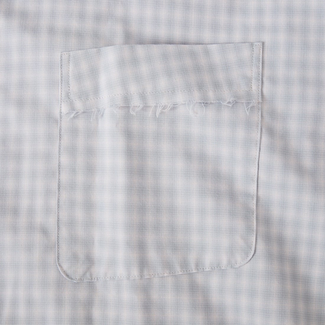 Name. [ネーム] T/Rチェック レギュラーシャツ [NMSH-029] GRAY