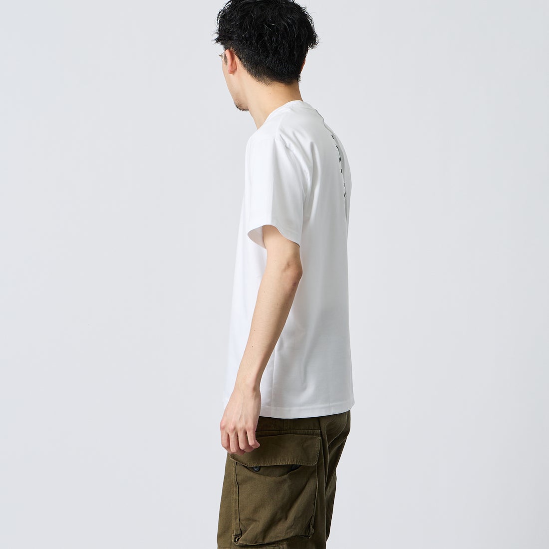 TATRAS [タトラス] ORESTE/オレステ ショートスリーブTシャツ [MCKZ0365083588] WHITE &&モデル身長：168cm 着用サイズ：1&&