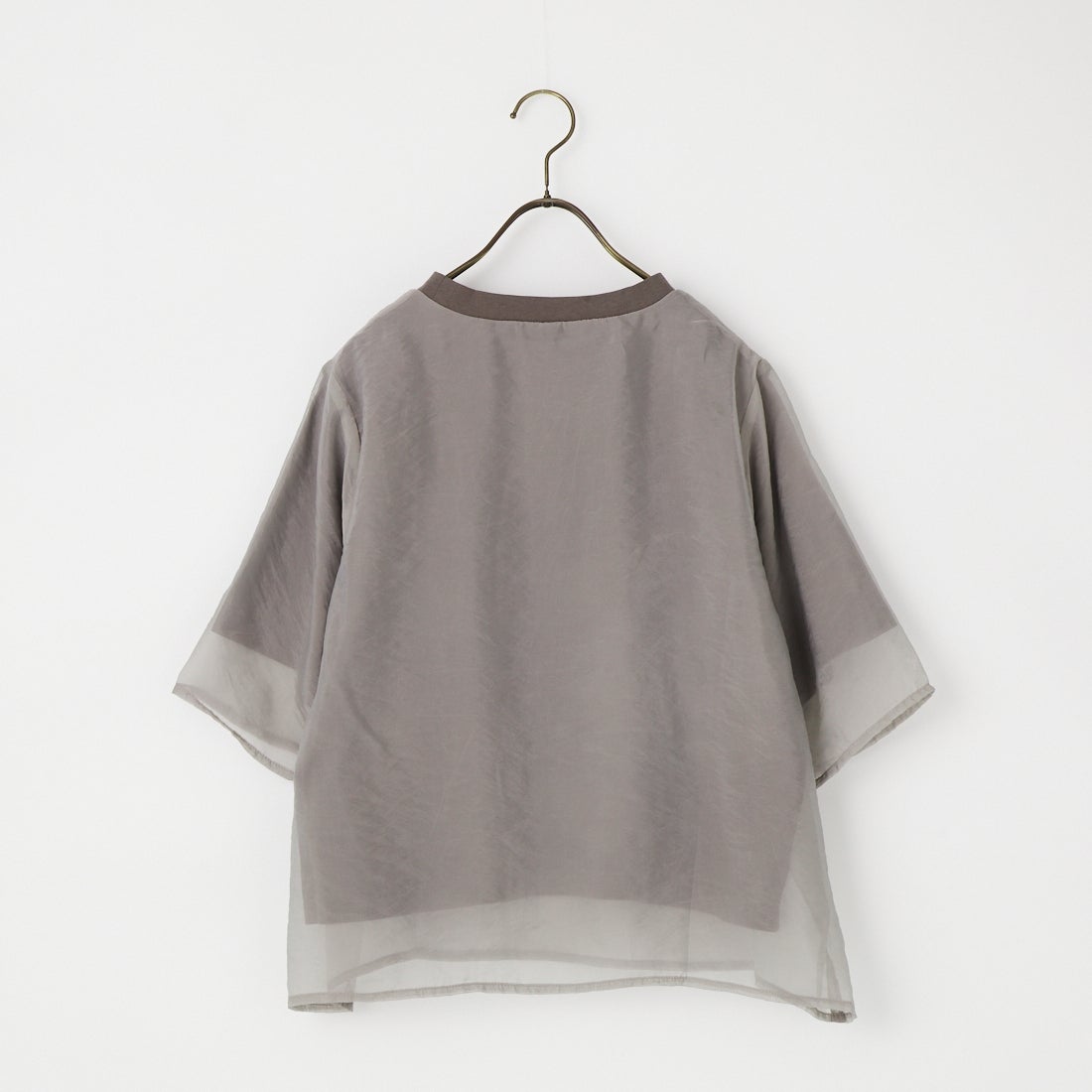 Kelen [ケレン] シアーレイヤードトップス SAN [LKL26HCS2022] CHARCOAL