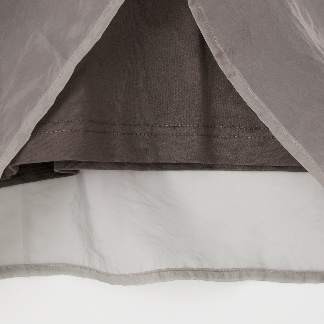 Kelen [ケレン] シアーレイヤードトップス SAN [LKL26HCS2022] CHARCOAL