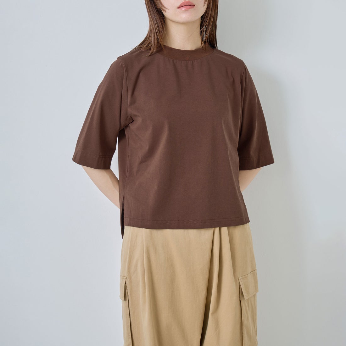 Kelen [ケレン] ハーフスリーブトップス HARP [LKL26HCS2025] BROWN