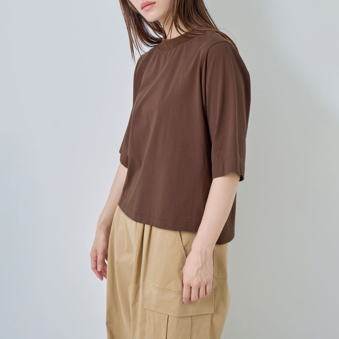 Kelen [ケレン] ハーフスリーブトップス HARP [LKL26HCS2025] BROWN