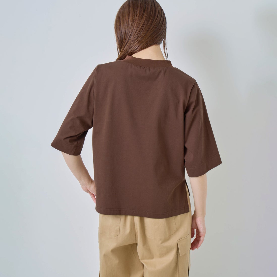 Kelen [ケレン] ハーフスリーブトップス HARP [LKL26HCS2025] BROWN