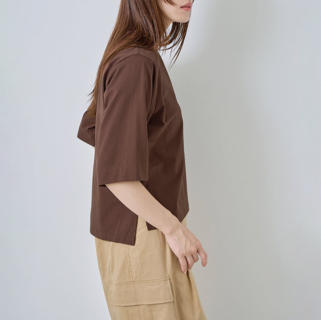 Kelen [ケレン] ハーフスリーブトップス HARP [LKL26HCS2025] BROWN
