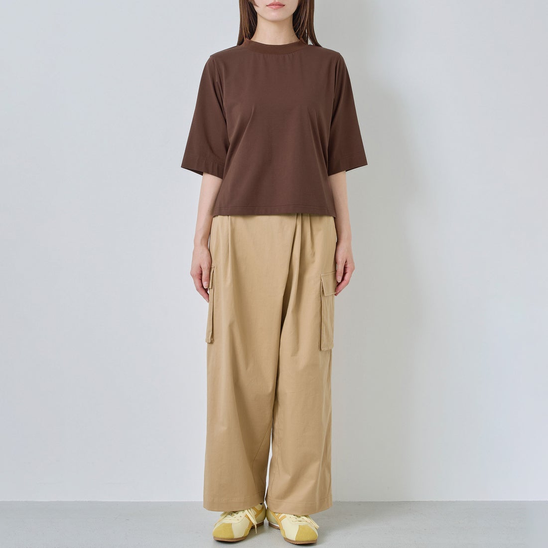 Kelen [ケレン] ハーフスリーブトップス HARP [LKL26HCS2025] BROWN