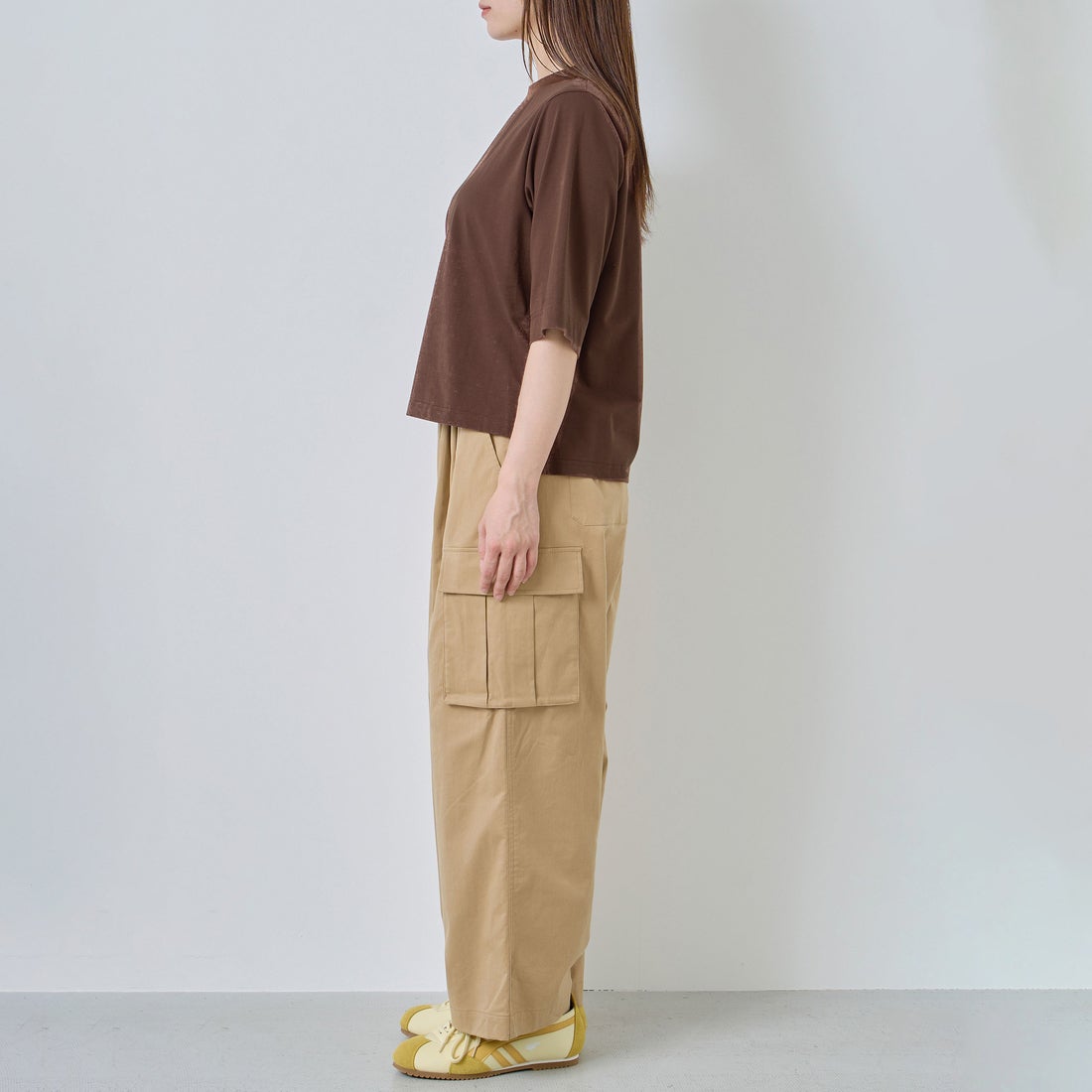 Kelen [ケレン] ハーフスリーブトップス HARP [LKL26HCS2025] BROWN